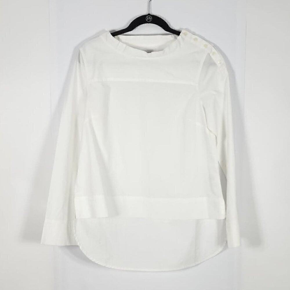 J.Crew White Blouse Size 4